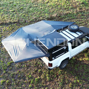SNDN 4x4 <span class=keywords><strong>Camping</strong></span> Léger Pliable Bras Rétractable Auvent 270 Portable Voiture 270 Auvent Autoportant avec Lumière LED Intégrée - Product Image 2