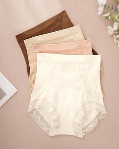 Mutandine da Donna Sexy in Pizzo a Vita Alta con Controllo Pancia, Effetto Snellente e Sollevamento Glutei, Comode e Senza Cuciture - Product Image 6