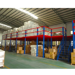 重型钢结构夹层楼板系统支撑式夹层平台多层仓库仓储货架系统 - Product Image 4