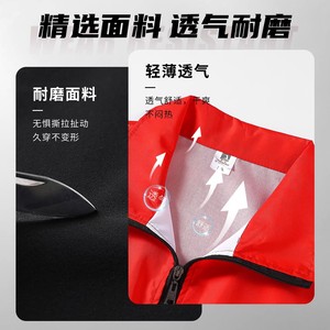 Chaleco de Color Degradado para Maratón de Xiamen, Logotipo Personalizado Impreso, Ropa de Trabajo de Material Delgado con Etiqueta para Voluntariado y Servicio Público - Product Image 4