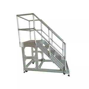 Ringhiera in alluminio ringhiere per scale rimovibili corrimano per scale interne
