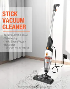 2 In 1High Power Multi-function 600w 18kPa Smart Light Electric Vacuum Portable Handheld Wired Stick Vacuum Cleaner