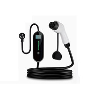 Chargeur EV portable direct d'usine 3.5KW 7KW Type1 Type2 AC EV Stations de charge pour voyager à l'extérieur