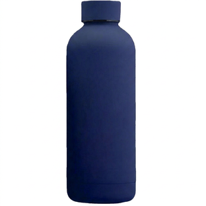 Factory Wholesale Custom LOGO Double Wall Insulated Sport Vacuum Thermal Rubber Paint <b>Small</b> Mouth Stainless Steel Water Bottle - Product Image 1