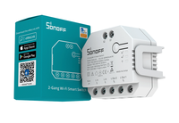 SONOFF bricolage Wifi interrupteur intelligent 2 gangs double R3 Module mesure de puissance EWeLink APP télécommande via Alexa Google Home Siri Voice