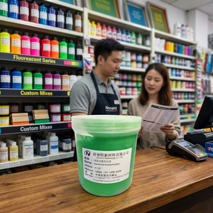 น้ำหมึกพลาสติซอล Nomnat P-103 แบบ 3 มิติ สำหรับงานพิมพ์หนาแบบน้ำมัน สำหรับงานพิมพ์สกรีน 3 มิติบนผ้า จากกวางตุ้ง - Product Image 3