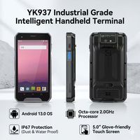 JR 937 - Terminal de Datos Industrial Portátil con Pantalla Táctil HD de 5 Pulgadas, Escáner de Código de Barras, IP67, Escáner de Inventario Inteligente y Resistente