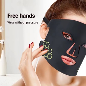 Máscara de Terapia de Luz Roja, Masajeador Facial LED de Silicona, Dispositivo de Terapia de Luz para el Rostro, Profesional M03 - Product Image 4
