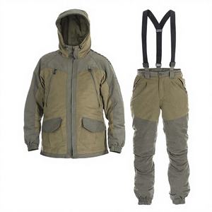 Combinaison de chasse G2 personnalisée respirante anti-UV antistatique unisexe camouflage vert avec coussinets orange été polyester/coton - Product Image 4