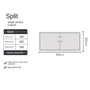 ארון תיוק משרדי מפלדה עם מגירות, דלת זכוכית חסינת אש, מנעול, עיצוב מודרני ופשוט, תוצרת סין, לאחסון בחדר פיננסי. - Product Image 6