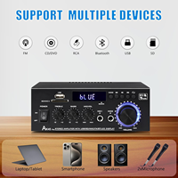 YENİ AK45PRO Stereo Ses Amplifikatörü 6-8 inç Hoparlörler İçin Uygun HIFI Güç Amplifikatörü Ev Sinema Sistemi İçin