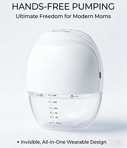 CITICITY Tire-lait électrique double sans fil portable, mains libres, silencieux, sans douleur, avec massage pour bébé, sans BPA - Product Image 4