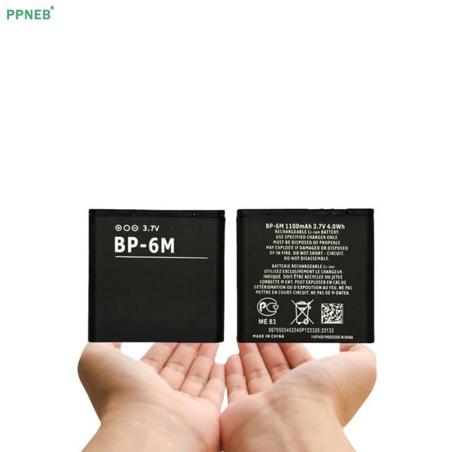 Wholesale Price BP-6M Replacement Cell Phone Battery for Nokia N73 N77 N93 6233 6234 6280 6288 9300 9300i Original Battery
