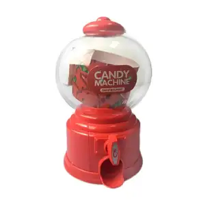 14,5 cm altura colorido Candy /gumball vending machine com banco Coreano Vendiwoolweets Candy Machine Deposit Box Crianças