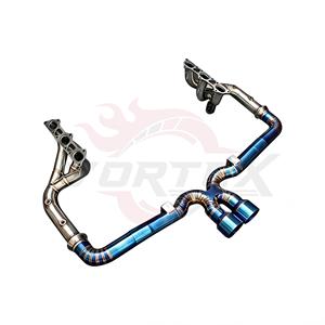 ท่อไอเสีย Vortex Blue Burnt Titanium X-Pipe พร้อมเฮดเดอร์สำหรับ Porsche 911 991 GT3 4.0L ปี 2014-2019 ชุดแต่งเพิ่มสมรรถนะ - Product Image 2