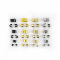 Meetee-Tapón de cremallera con forma de U para la cabeza, accesorios de reparación de extremo cerrado, ZA120 3 #5 #8 #10 #