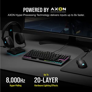 คีย์บอร์ดเกมมิ่งแบบกลไก Pirate Ship K70 Rgb Tkl Series-cherry Blue Corsair K70 Rgb Tkl Series Tenkeyless Mechanical - Product Image 4