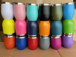 12OZ Stainless Steel Vacuum Insulated Wine Coffee Travel Tumbler Lid 6-Hour Thermal Insulation Boiling Safe for Parties Business - Product Image 2
