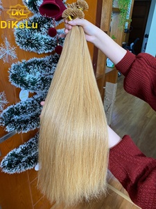 批发价直发接发 I Tip接发 红色 613 色 100% 处女原生发 不打结 - Product Image 1