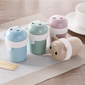 Cartoon Toothpick Holder Plastic Portable Toothpick Container For Home Kitchen Table Decoration - Product Image 2