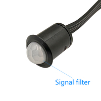Détecteur de mouvement infrarouge PIR 12V 24V à contrôle individuel pour armoire et éclairage LED, 3 ans de garantie