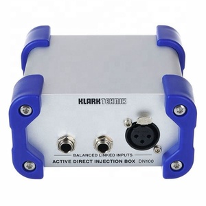 <span class=keywords><strong>Klark</strong></span> Teknik DN100 V2 Boîte <span class=keywords><strong>DI</strong></span> active monocanal Équipement de musique de scène Guitare Basse Alimentation fantôme 48V - Product Image 2