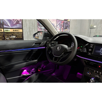 Éclairage d'ambiance LED de précision pour voiture, bande de fibres optiques acryliques Symphony pour amélioration intérieure Volkswagen Lavida Plus