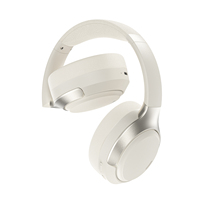 Headphone Nirkabel ANC ENC Pribadi Over-Ear dengan Peredam Kebisingan, Headset Lipat dengan Mikrofon untuk Rapat Kantor, Call Center, OEM