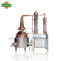 Whisky Soju Gin Vodka Brandy Alcool Sake Rhum 15HL 1500L Cuivre Distillateur Machine Pot Encore Distillation Équipement