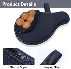 Échantillon gratuit BOLI Sac de raquette de tennis de table rigide en forme de losange Accessoires Étui de tennis de table - Product Image 3