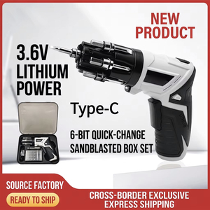 ไขควงไฟฟ้า 3.6V แบตเตอรี่ลิเธียม เครื่องมือไร้สายหลายหัวสำหรับการซ่อมแซมทั่วไป - Product Image 3