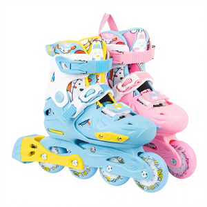 Patines en Línea Profesionales de 4 Ruedas para Niños, Equipo de Protección de Alta Calidad para Exteriores, Talla Ajustable para Niños - Product Image 2