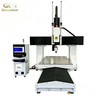Router CNC de 5 Ejes con PLC Syntec para Construcción de Embarcaciones de Madera, Uso Doméstico, Motor de Eje Único, Mesa Multifuncional Móvil, Equipo de Mecanizado