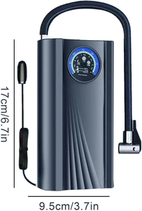 Manómetro Digital de Aleación de Aluminio DON FELIZ, Inflador de Neumáticos Portátil de 12V de Alta Precisión Multifuncional de un Solo Cilindro - Product Image 2