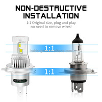 Kaidengzhe C08 Plug-and-Play LED-Scheinwerferbirne H11 9005 9006 84W 8400LM 6000K Canbus Plug & Play Mini Autolicht