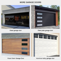 Vente en gros de qualité fabrication intelligente d'usine porte de garage sectionnelle automatique à imperméabilisation résidentielle pour villa