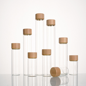 Lot De 10 Tubes à Essai Ronds En Verre Avec Bouchons En Liège Pour Stockage De Poudre, Bonbons, Thé, Expériences Scientifiques, Transparent, 60 Ml