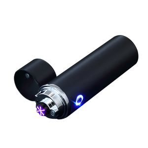 2025 Hot Sale High Quality Wholesale Bluk Flameless Cylindrical Fast Charge Durable Rechargeable Powerful Windproof Six Arc <b>USB</b> - Product Image 5