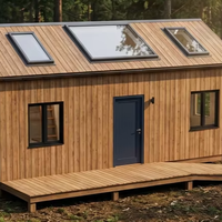 Villa préfabriquée de luxe à triple paroi isolée pour chalet alpin européen Airbnb avec structure en acier galvanisé antirouille