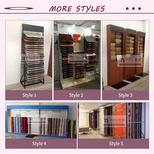 Triển lãm nhỏ gọn Thảm hiển thị đứng có tính năng trưng bày thảm và lát đá showroom giá - Product Image 4