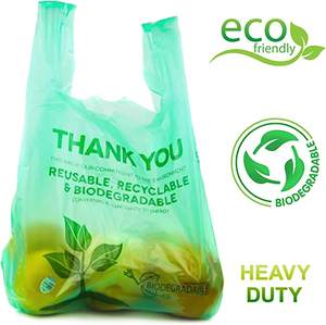 Bulk T-Shirt <b>Bags</b> with Standard Size and Reliable Handles for Supermarket and Store Applications - Product Image 3