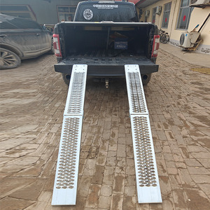 Xe tải chở xe máy, xe <span class=keywords><strong>ATV</strong></span> gấp gọn, tải trọng 200kg, bậc lên xuống dài, kiểu lò xo - Product Image 1