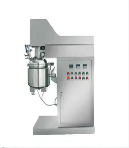 10L Industrial tank mixer vacuum emulsifying mixer small scale milk homogenizer