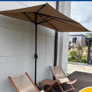 <span class=keywords><strong>Demi</strong></span>-parapluie d'extérieur étanche pour jardin <span class=keywords><strong>Parasol</strong></span> rectangulaire de <span class=keywords><strong>balcon</strong></span> <span class=keywords><strong>Parasol</strong></span> pare-soleil pour décrochage latéral mural Support de montage mural - Product Image 3