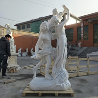 PAIA Custom-Size Marble Stone Pedestal Sculpture Modern Eastern Design Life-Size Durable Polished Statue Church Indoor Outdoor