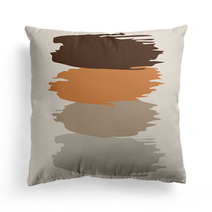 New Light Luxury <strong>Orange</strong> Throw <strong>Pillow</strong> Cover Geometric Abstract Floral Pillowcase Cushion Cover Home Soft Furnishing - Product Image 5