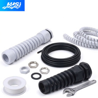 RTS PA66 Haute Performance Série PG PG7 IP68 Étanche Nylon Anti-pliage Flexible Presse-étoupe Spirale Diverses Tailles Acheter Maintenant