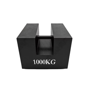 Veidt Balanza de camiones con pesas de hierro chapado en acero M1 M2 500kg, calibración estándar para pruebas de fundición M1 M2 1000kg 1t 2t - Product Image 3