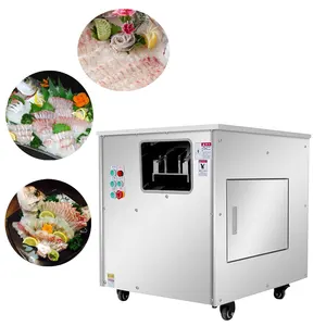 China Factory Frozen Smoked Salmon Fish Chicken Breast Cutting Cutter Slicing Meat Slicer Machine