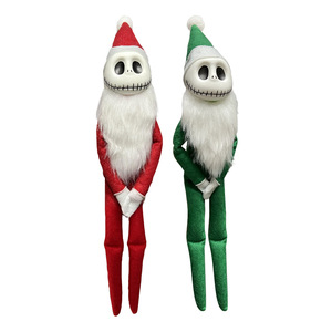 Ornements de Noël en forme de poupée à longues jambes, poupée elfe à barbe d'Halloween, monstre au visage vert - Product Image 5